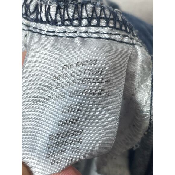 GAP Jean Shorts jorts Size 2 Petite 2P Cut off Womens Denim Classic - Picture 4 of 4